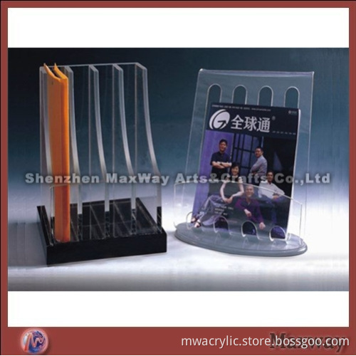 Multideck transparent acrylic file/book holder which suit for home/office/classroom